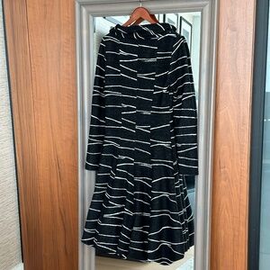 Wool Blend Coat Style Dress